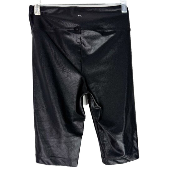 Koral Densonic High Rise Infinity Short Biker Black High Shine Size Small S EUC - Picture 7 of 9